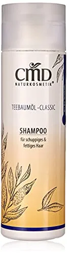 CMD Naturkosmetik Shampoo Teebaumöl 200ml - Shampoo mit Teebaumöl, ideal gegen Kopfhautjucken und für gesunde Kopfhautpflege.