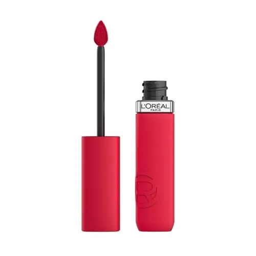 L'Oréal Paris Pflegender Lippenstift mit mattem Finish, Für leuchtende Farben mit bis zu 16 Stunden Halt, Infaillible Matte Resistance, Nr. 245 French Kiss?, 1x 5 ml