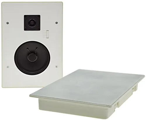 ChiliTec Einbaulautsprecher - 2-Wege Flatpanel 120Watt, nur 34mm Einbautiefe für einfache Wand- und Deckenmontage