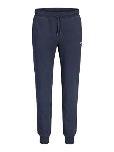 Jack & Jones Sweathose JPSTGORDON ARCHIVE mit Kordelzug in Blau (M) - Modische Sweatpants aus 80% Baumwolle und 20% Polyester, ideal für den Alltag. Pflegeleicht und bequem mit Eingrifftaschen und Bündchen für perfekten Sitz.