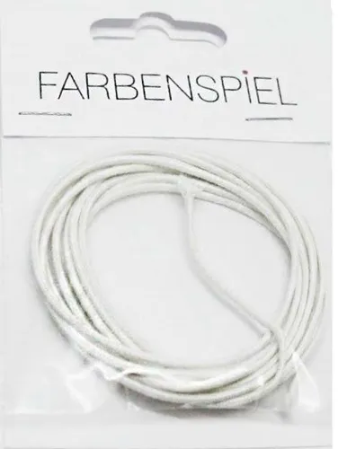 Kordel elastisch, Gummiband 1.8mm natur