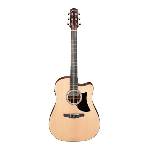 Ibanez AAD50CE-LG - Natur - Grand Dreadnought Gitarre mit massiver Sitka Fichten-Decke und Advanced Access Cutaway, ideal für vielseitige Musikstile und Performance.