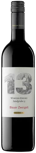 Sandgrube 13 Blauer Zweigelt trocken 750ml - Rotwein aus Niederösterreich, vollmundig und trocken, ideal zu Fleischgerichten und Käse, perfekt für gesellige Abende.