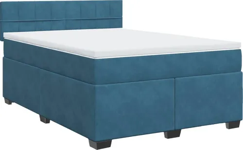Boxspringbett mit Matratze in Dunkelgrün von vidaXL
