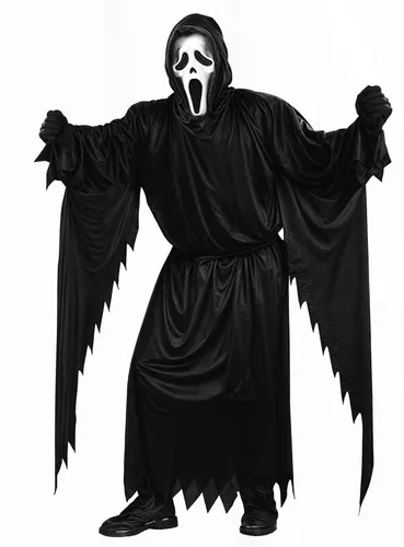Fun World Kostüm Scream Kostüm in schwarz von Fun World