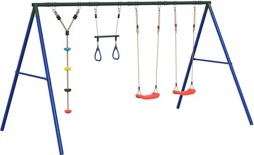 vidaXL Schaukel-Set mit Trapez und Kletterschaukel