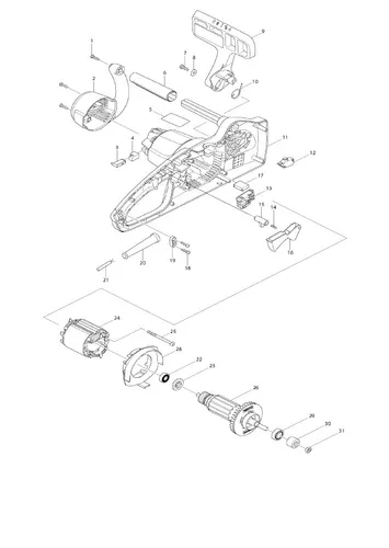 Makita UC3541A Kettensäge 35 cm
