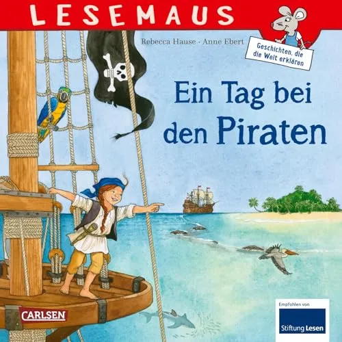 Produktbild LESEMAUS 68: Ein Tag bei den Piraten: Erstes Sachwissen ab 3 Jahren | Alles über das Leben auf dem Piratenschiff (68)