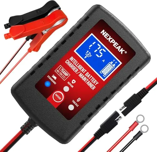 NEXPEAK 1,75A Smart Autobatterie Ladegerät für 6V und 12V