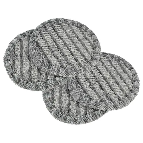 vhbw 4X Wischtuch kompatibel mit Dyson V12 Detect Slim Absolute Akku-Staubsaugerdüse, Elektrischer Wischmoppfkopf