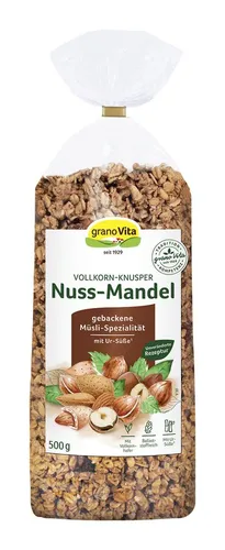 granoVita Vollkorn-Knusper Nuss-Mandel