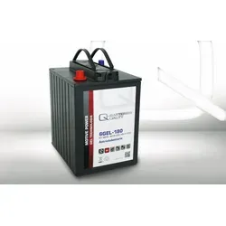 Q-Batteries 6GEL-180 Antriebsbatterie | 6V 180Ah wartungsfreier Gel-Akku - Batterien & Akkus – Wartungsfreier Gel-Akku mit hoher Zyklenzahl, ideal für industrielle Anwendungen und maximale Effizienz.