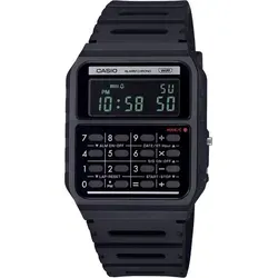 Casio Watch CA-53WB-1BEF - Armbanduhren für Herren mit vielseitigen Funktionen: Stoppuhr, Alarm und Rechner in einem stilvollen, schwarzen Design.