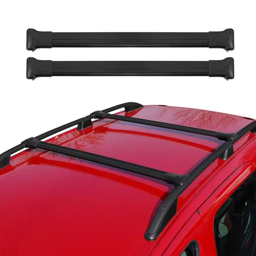 OMAC Dachträger für Nissan Qashqai J10 (2006-2014) - Dachgepäckträger aus leichtem Aluminium, abnehmbar und wasserbeständig. Ideal für Fahrräder, Ski und Gepäck, mit aerodynamischem Design für weniger Windgeräusche.
