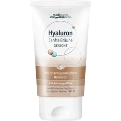 Hyaluron Sanfte Bräune Gesichtspflege 50 ML - Tagespflege mit Hyaluron für intensive Feuchtigkeit und sanfte, streifenfreie Bräune. Ideal für ein natürliches Hautbild und zur Reduzierung von Fältchen.