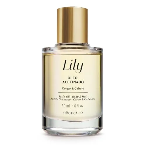 Lily Satin Haar- und Körperöl, luxuriöses Mehrzweck-Öl mit verliebtem Lilienduft, 50 ml