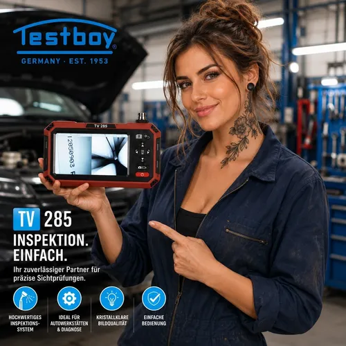 TESTBOY TV 285 Akku Endoskop Inspektionskamera 5