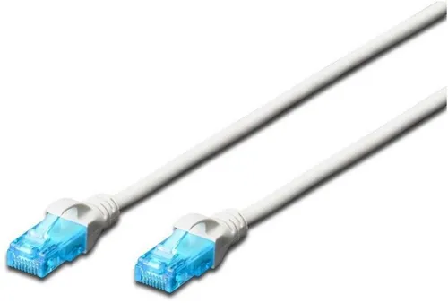 Patch Cord U/UTP kat. 5e weiß 0,5m DK-1512-005/WH