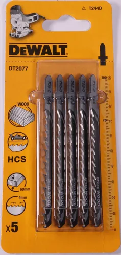 DeWalt Stichsägeblatt DT2077 5 Stk schnelle Schnitte Holzwerkstoffen Kunststoff