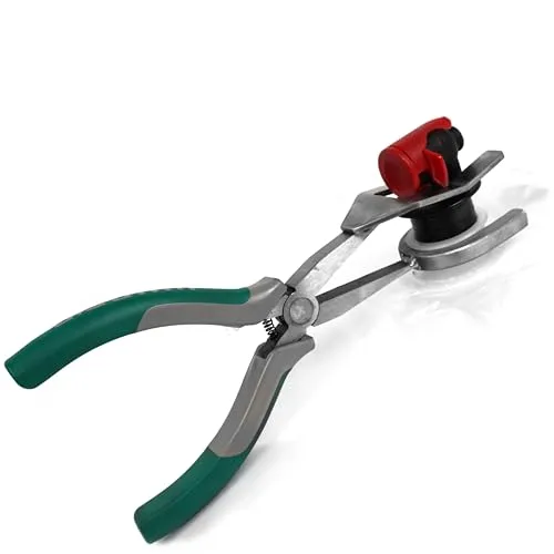 FISCHER Verschliesszange Vitop BIB Beutelabfüllung Apfelsaft Bag-in-Box Beutel