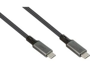 USB 4.0 Lade/-Datenkabel Good Connections, USB-C an USB-C, Leistung 240 W, bis 40 Gbit/s, Länge 0,5 m, schwarz