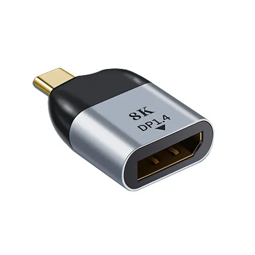 C08 USB C auf DisplayPort 1.4 Adapter 8K@60Hz USB C to DP 1.4 Adapter TV PC 3D