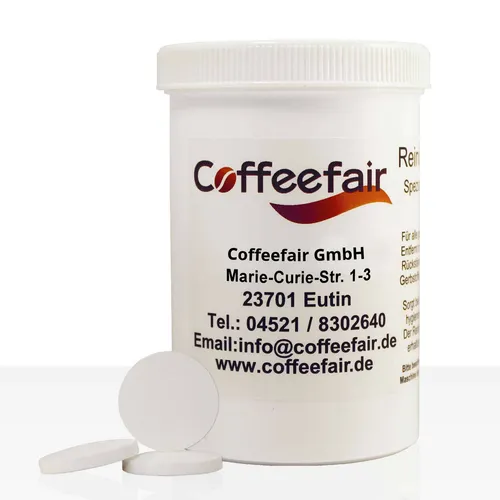 Coffeefair Reinigungstabletten 100 x 1,3g Reiniger-Tabletten, f. Kaffeemaschinen