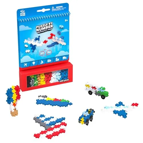 Plus-Plus - 125 Kreativ Bausteine Puzzle Transport, Fahrzeuge