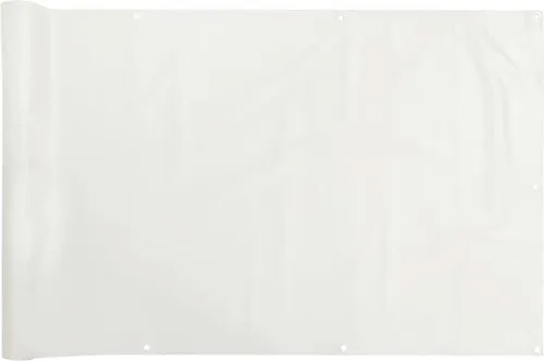 vidaXL Balkon-Sichtschutz Weiß 400x75 cm PVC von vidaXL