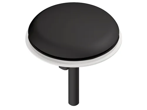 Dornbracht Hahnlochabdeckung Schwarz Matt 12715970-33