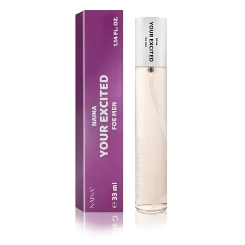 NAINA Herrenparfums Your Excited 33ml – Parfums für Männer – Parfümfläschchen Spray, Flakon Eau de Parfum – Inspiriertes Herren Parfüm