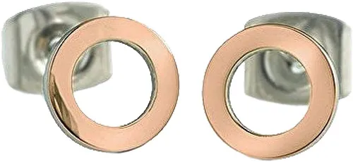 Boccia Damen Ohrstecker Titan roségold-plattiert 05023-03 - Ohrschmuck aus hochwertigem Titan, elegant roségold-plattiert und perfekt für jeden Anlass. Zeitloses Design mit einem Durchmesser von 7 mm.