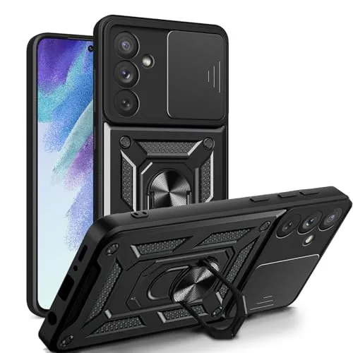 betterfon Handyhülle für Samsung Galaxy A54 5G | Stoßfest & Kratzfest | Mit Kameraschutz, Anti-Fingerabdruck & robustem Panzerschutz-Design | Schwarz