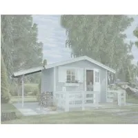 WEKA Schleppdach Weiß 86 cm x 200 cm - Gartenhaus-Zubehör, ideal für zusätzlichen Lagerplatz für Brennholz, Gartengeräte oder Fahrräder, schützt zuverlässig gegen Witterungseinflüsse durch weiße Wetterschutzlasur.