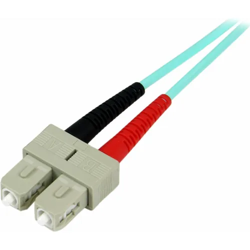 StarTech 2m Aqua Fiber Patch Cable (2 m) (A50FBLCSC2) in türkis von StarTech