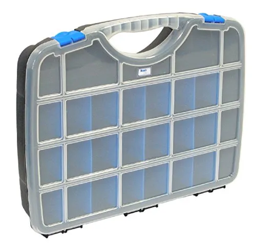 Tayg Sortimentskasten Basic Box 01/312 x 238 x 51 mm/bis zu 26 Fächer/schwarz-blau, schwarz, 022555