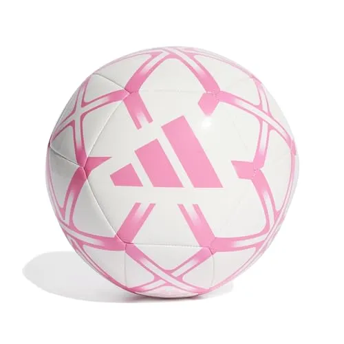Adidas Unisex Starlancer Club Ball, White/solar pink, 5 von adidas
