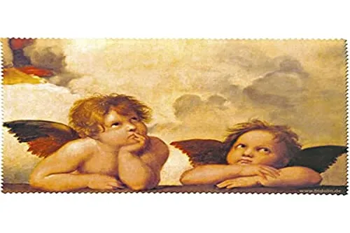 Fridolin Brillenputztuch Raffael-Engel, Stoff, bunt, 18x12.5x1 cm