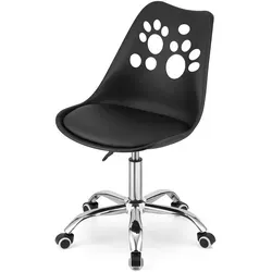 Home Collective Drehstuhl mit Rollen - Verstellbarer Bürostuhl für Komfort - Bürostuhl mit 360° Drehfunktion und höhenverstellbarem Sitz (41-52,5 cm) für individuelle Anpassung. Hochwertige Materialien und platzsparendes Design machen ihn ideal für jedes Büro.