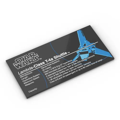 Produktbild Upgrade-Kit (bedruckte Plakette) für LEGO® Star Wars 10212 Imperial Shuttle™