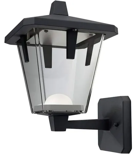 Osram LED Wandleuchte Außen Endura Style Lantern Classic Up dunkelgrau 10W warmweiß IP44