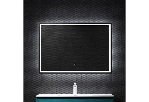 Mai & Mai Badspiegel mit LED-Beleuchtung - Eleganter Badspiegel mit Touch-Funktion zur Lichtintensitätsanpassung und Antibeschlag-Technologie für stets klare Sicht. Ideal für eine angenehme Beleuchtung im Badezimmer.