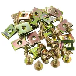 Verkleidungsschrauben + Clips M4x10 universal x20