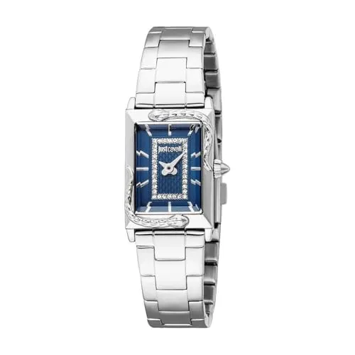 Just Cavalli Damen Analog Quarz Uhr mit Edelstahl Armband JC1L364M0055