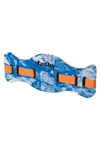 Fashy Unisex – Erwachsene Aqua Gürtel, Blau/Orange, M