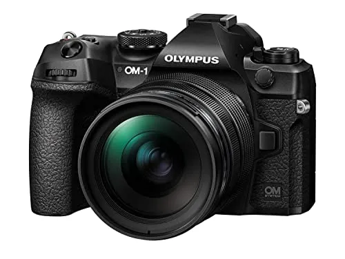 OM SYSTEM OM-1 Micro Four Thirds Kamera mit M.Zuiko 12-40mm - Spiegelreflex- & Systemkameras mit 20 MP Sensor, 5-Achsen-Stabilisierung und 1053-Punkt-Autofokus für gestochen scharfe Aufnahmen, auch bei Dunkelheit.