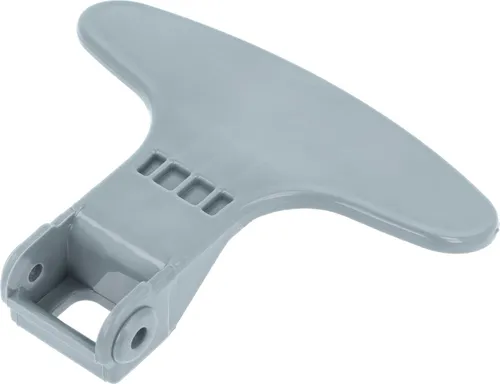 vhbw Türgriff kompatibel mit Beko 7101041200, 7101041300, 7101020200, 7101041100, 7100000139, 7100642900, 7100000138 Waschmaschine Kunststoff Grau