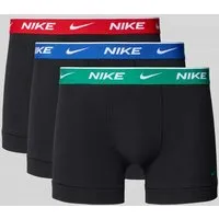 Nike Everyday Cotton Stretch Boxer Short 3er Pack Herren - Blau, Mehrfarbig, Größe L - Herrenunterhosen mit hohem Tragekomfort – der atmungsaktive Baumwoll-Elasthan-Mix sorgt für perfekte Bewegungsfreiheit im Alltag.