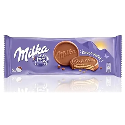 Milka Choco Wafer Kakao-Creme Waffeln gefüllt mit Milchschoko 150g
