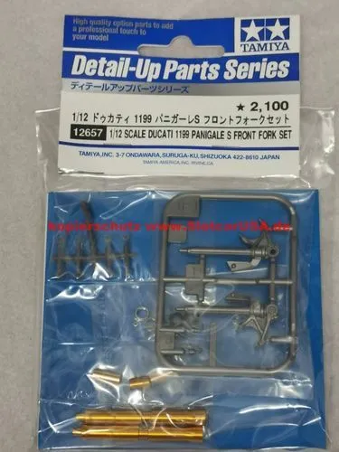 Tamiya 12657 1/12 Ducati 1199 Panigale S Front Fork Set von Tamiya